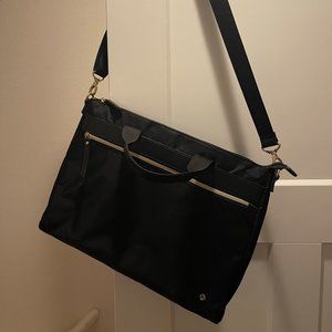 Black 15" Laptop Bag with Gold accents